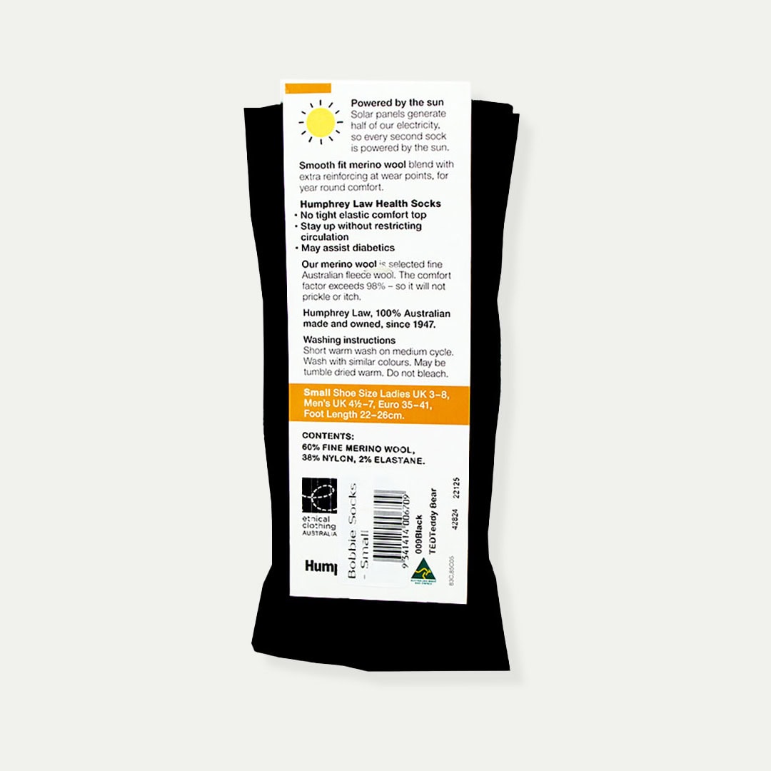 Bobbie socks small back