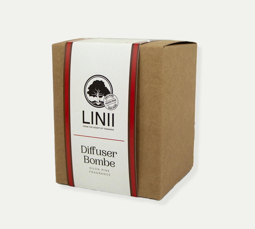 Linii huon pine bombe box