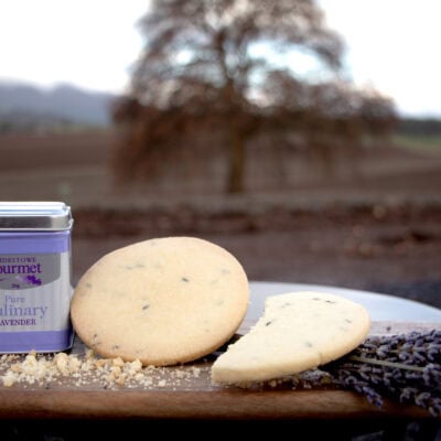 Lavender shortbread
