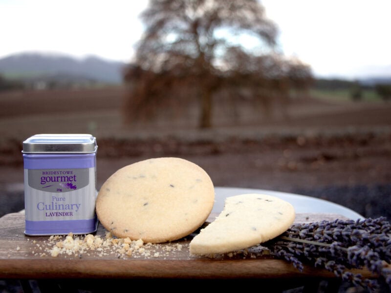 Lavender shortbread